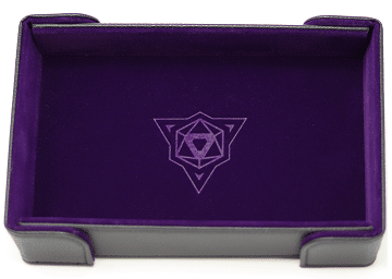 Die Hard Purple Magnetic Rectangular Dice Tray image 0